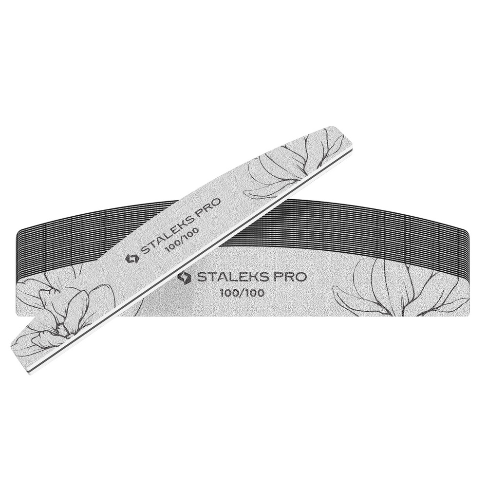 Staleks Pilnik Mineralny Półksiężyc Expert 40 100/100 Grit (25 szt.)