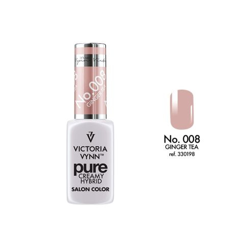 VICTORIA VYNN 008 Pure Creamy Hybrid Ginger Tea kremowy Lakier hybrydowy 8ml 