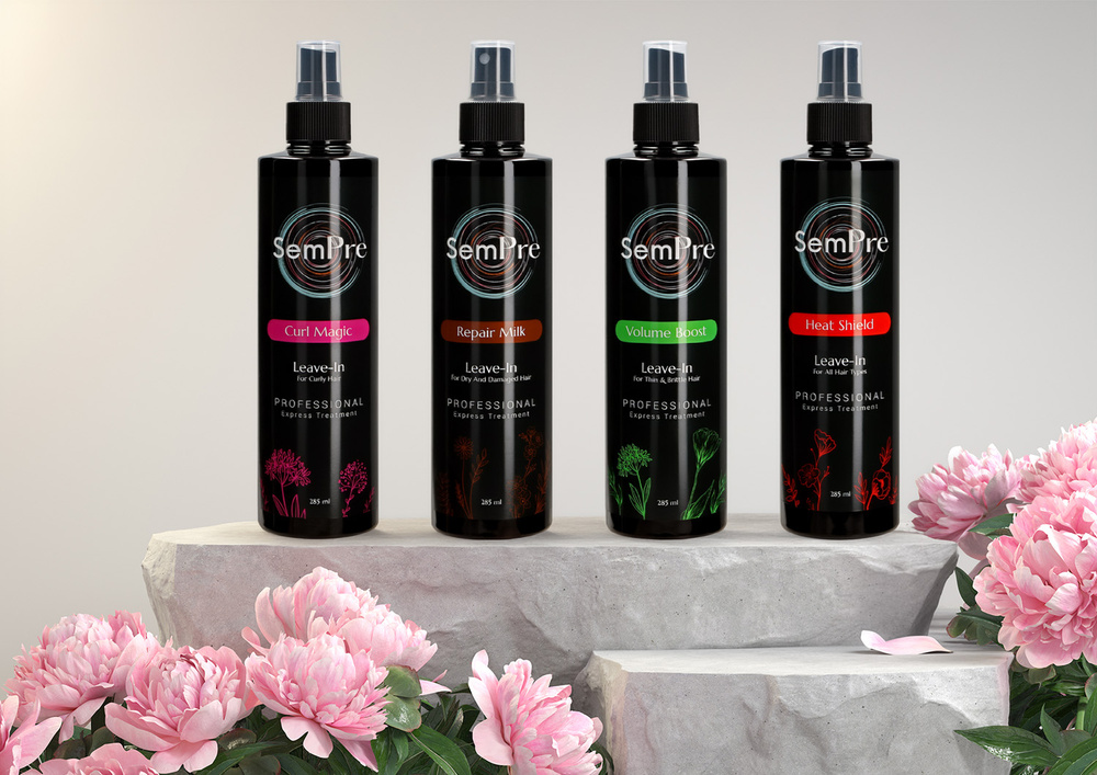 Sempre Curl Magic Leave-In Spray - Spray Do Stylizacji Loków 285 ml