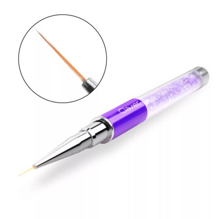 Clavier Pędzelek Do Zdobień 9 mm Fioletowy