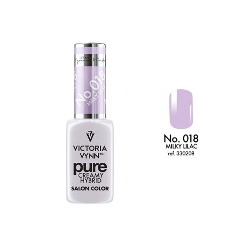 VICTORIA VYNN 018 Pure Creamy Hybrid Milky Lilac kremowy Lakier hybrydowy 8ml 