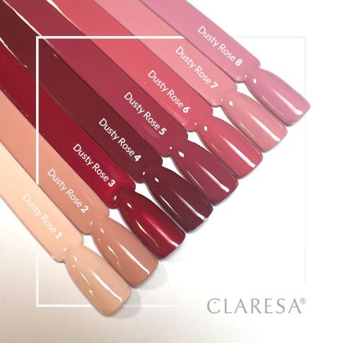 Claresa Lakier Hybrydowy Dusty Rose 4 5g 