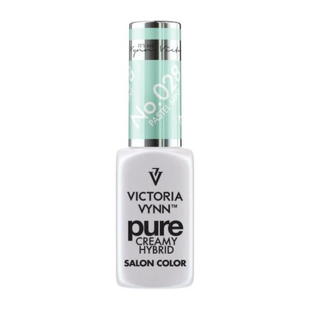 VICTORIA VYNN 028 Pure Creamy Hybrid Psatel Mint kremowy Lakier hybrydowy 8ml 