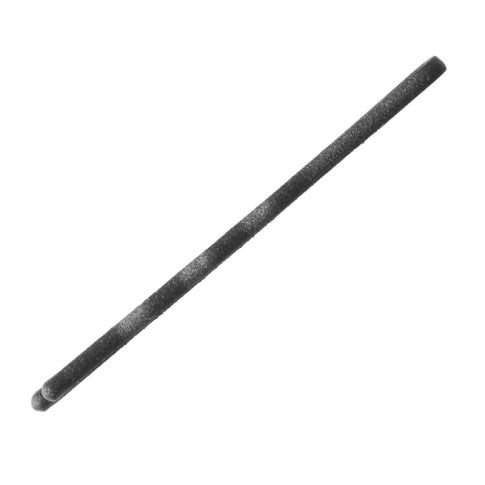 Wsuwki Czarne Matowe Krótkie - Karbowane Z Dwiema Kulkami 50mm 100 szt. 