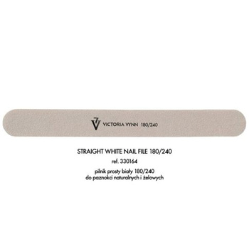 Victoria Vynn Nail file Pilnik prosty biały 180/240