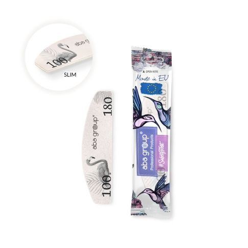 Bezpieczny Pakiet Pilnik Do Paznokci Mini 100/180 Slim Flaming 