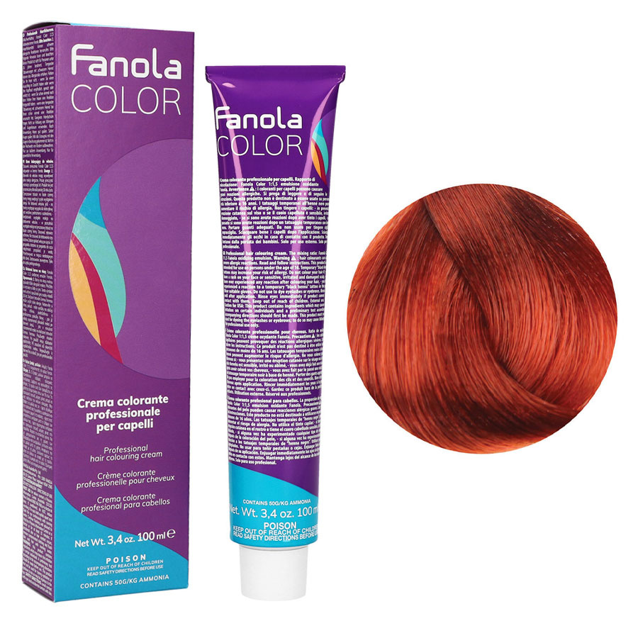 FANOLA 7.44 farba do włosów 100ml 