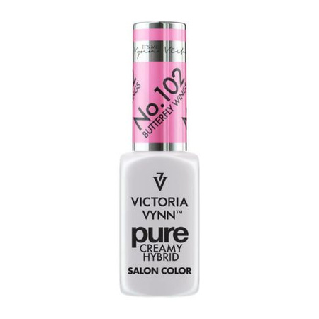VICTORIA VYNN 102 Pure Creamy Hybrid Butterfly Wings kremowy Lakier hybrydowy 8m 