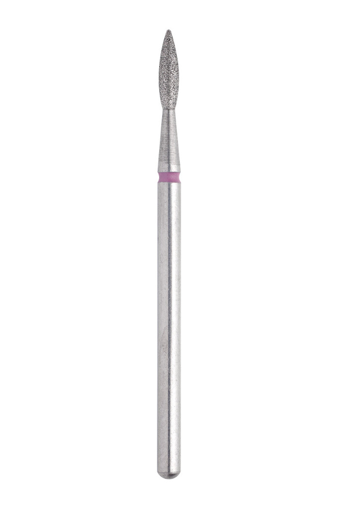 Staleks Frez Diamentowy Płomyk Ostry Czerwony Expert Średnica 2,1 mm /Część Robocza 8 mm