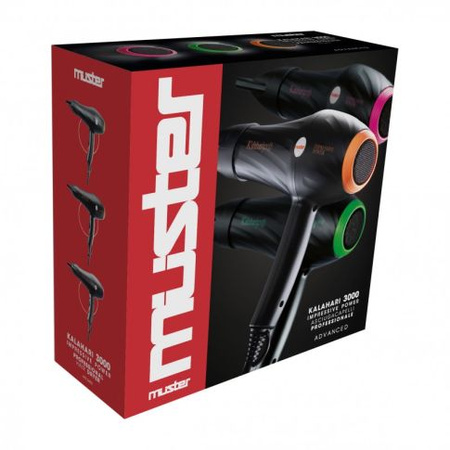 Muster Kalahari 3000 Suszarka Czarno - Pomarańczowa