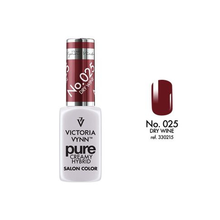 VICTORIA VYNN 025 Pure Creamy Hybrid Dry Wine kremowy Lakier hybrydowy 8ml 