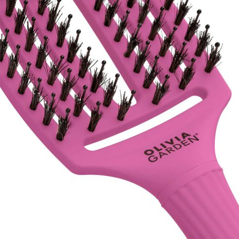 Olivia Garden Finger Brush Bright Pink Szczotka Do Włosów