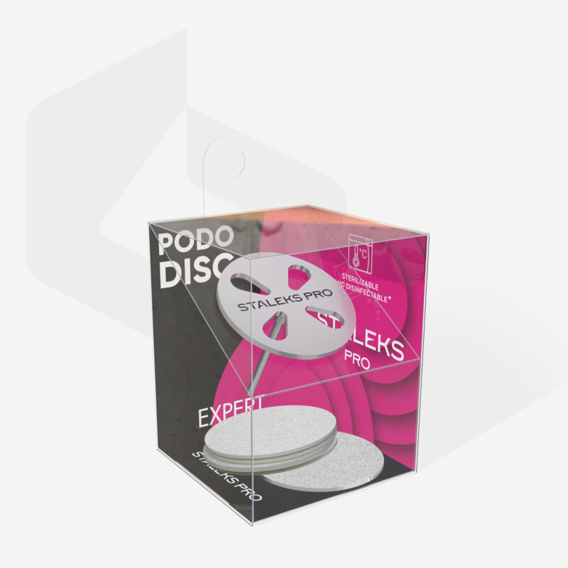 Staleks Dysk Pododisc L Expert + Zestaw Pilników 180 Grit 5 szt (20mm)