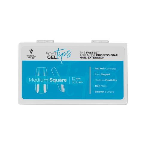Victoria Vynn Soft Gel Tips Medium Square 