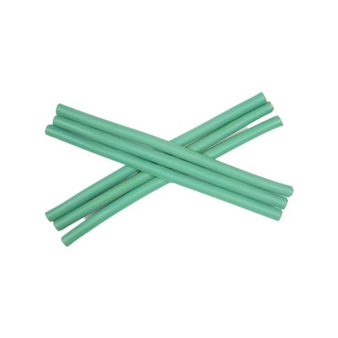 PONIKS Papiloty 8mm (długość 24cm) zielone
