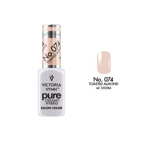VICTORIA VYNN 074 Pure Creamy Hybrid Tosted Almond kremowy Lakier hybrydowy 8ml 