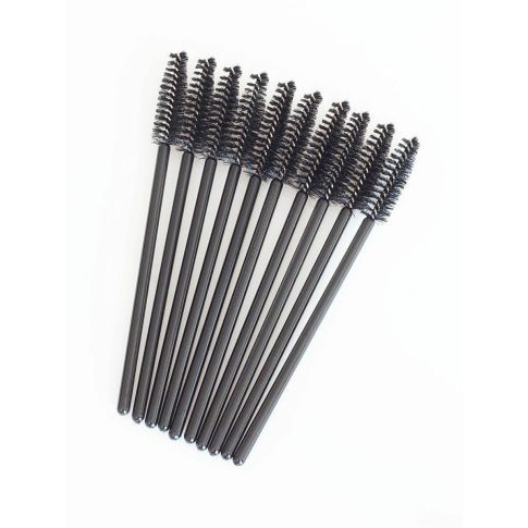 SECRET LASHES Szczoteczki do rzęs czarne 10szt.