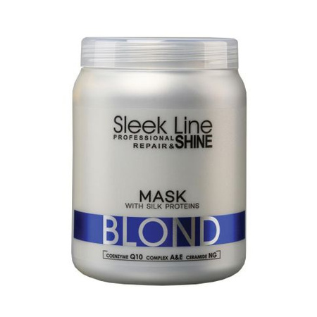 STAPIZ SLEEK LINE Maska do włosów BLOND 1000ml