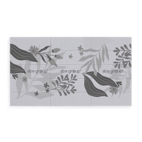 Aba Group Blok Jednorazowych Polerek Do Odrywania Flowers 100/180 15 szt.