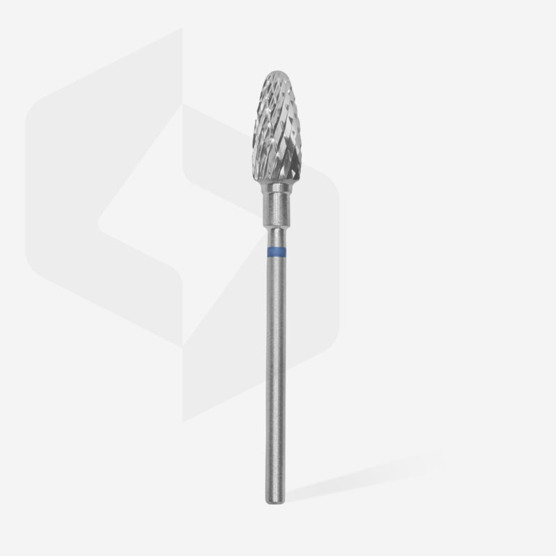 Staleks Frez z Węglika Spiekanego Stożek Okrągły Niebieski 6 mm/14 mm