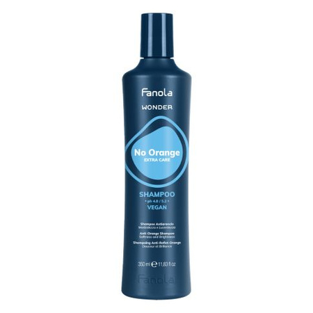 Fanola Wonder No Orange Szampon Neutralizujący Ciepłe Tony do Włosów Ciemnych i Brązowych 350 ml