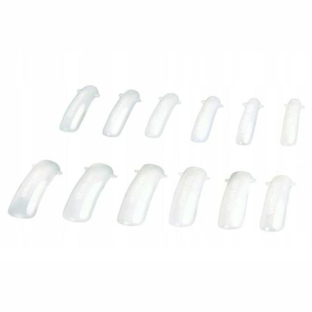 Formy DUAL SYSTEM mleczne 120szt. do akrylożelu