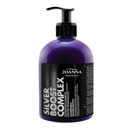 Joanna Professional Silver Boost Complex Szampon Eksponujący Kolor Srebrny 500 ml 