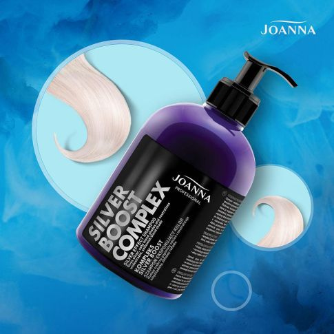 Joanna Professional Silver Boost Complex Szampon Eksponujący Kolor Srebrny 500 ml 