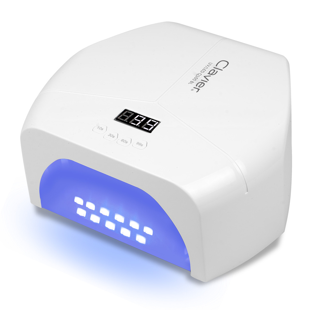 Clavier Lampa Do Paznokci UV/LED Q100 Bl 48W Biała 57x LED Lustrzane Dno