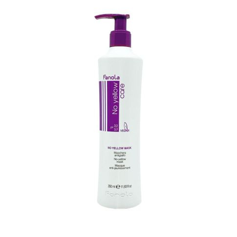 Fanola No Yellow Maska Neutralizująca Żółte Tony do Włosów Blond 350 ml