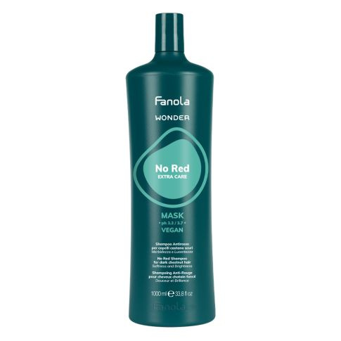 Fanola Wonder No Red Maska Neutralizująca Czerwone Tony do Włosów Ciemnych 1000 ml