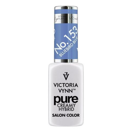 VICTORIA VYNN 153 Pure Creamy Hybrid Bluebird Blue kremowy Lakier hybrydowy 8ml 