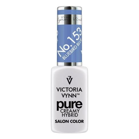 VICTORIA VYNN 153 Pure Creamy Hybrid Bluebird Blue kremowy Lakier hybrydowy 8ml 