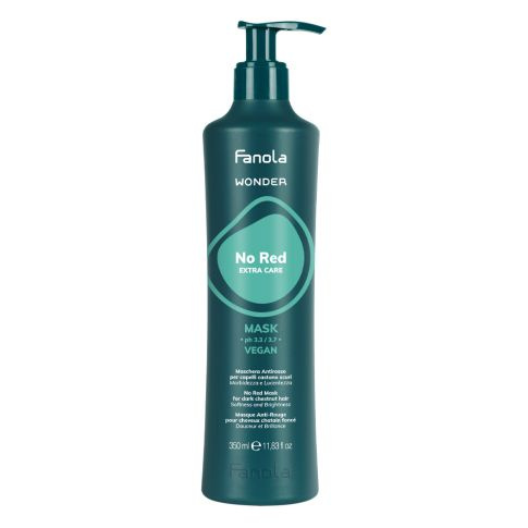 Fanola Wonder No Red Maska Neutralizująca Czerwone Tony do Włosów Ciemnych 350 ml