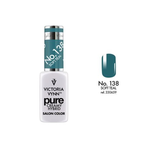 VICTORIA VYNN 138 Pure Creamy Hybrid Soft Teal kremowy Lakier hybrydowy 8ml