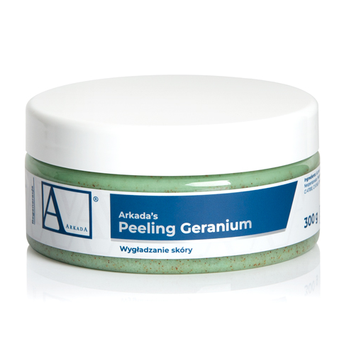 Arkada Peeling Cukrowy Geranium Przeciwgrzybiczny 300g 