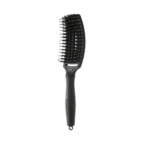 Olivia Garden Finger Brush Full Black Medium Combo Szczotka Do Włosów