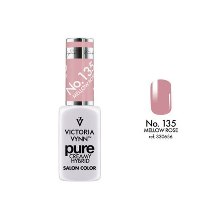 VICTORIA VYNN 135 Pure Creamy Hybrid Mellow Rose kremowy Lakier hybrydowy 8ml 