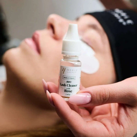 Noble Lashes Bio Cleaner do Rzęs z Różą Odtłuszczacz do rzęs 10 ml