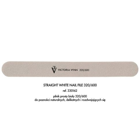 Victoria Vynn Nail file Pilnik prosty biały 320/600 