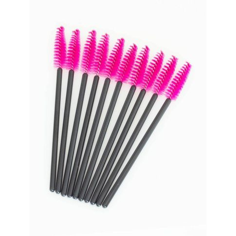 SECRET LASHES Szczoteczki do rzęs fioletowe 10szt. 