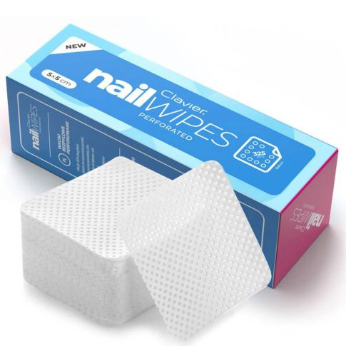 Clavier Nail Wipes Perforowane Waciki Bezpyłowe 325 szt.