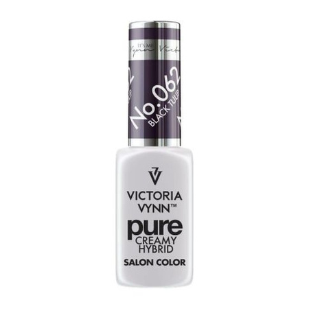 VICTORIA VYNN 062 Pure Creamy Hybrid Black Tulip kremowy Lakier hybrydowy 8ml 