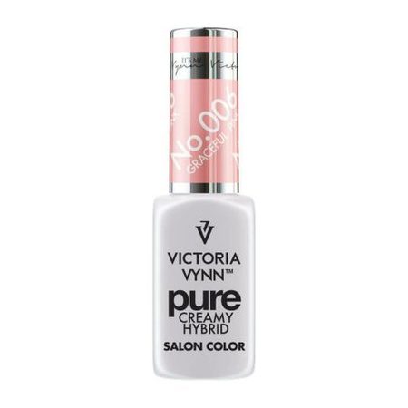 VICTORIA VYNN 006 Pure Creamy Hybrid Graceful Pink kremowy Lakier hybrydowy 8ml 