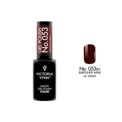 VICTORIA VYNN 053sh Gel Polish Color Burgundy Wine Lakier hybrydowy 8ml 