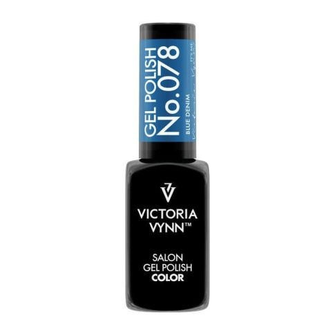 VICTORIA VYNN 078c Gel Polish Color Blue Denim Lakier hybrydowy 8ml 