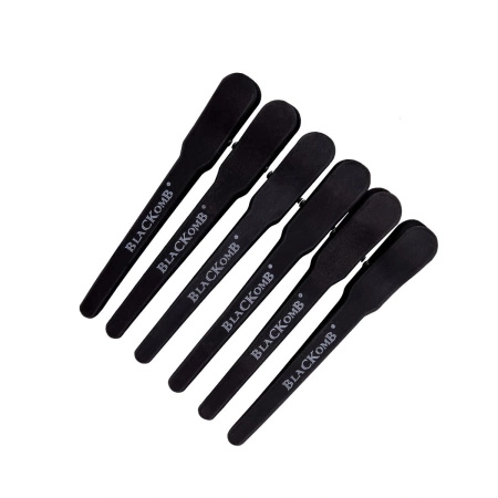Blackomb Klipsy Fryzjerskie Do Włosów Karbowane 6 szt.