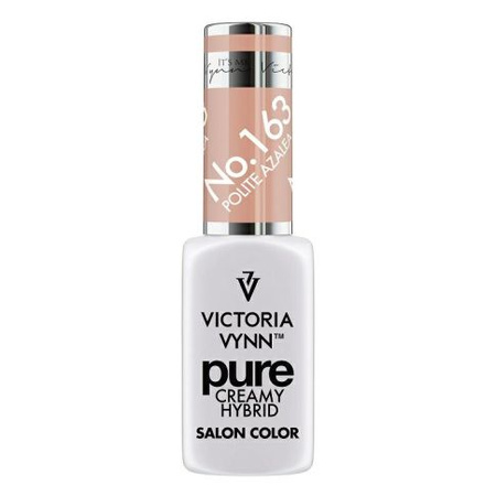 VICTORIA VYNN 163 Pure Creamy Hybrid Polite Azalea kremowy Lakier hybrydowy 8ml 