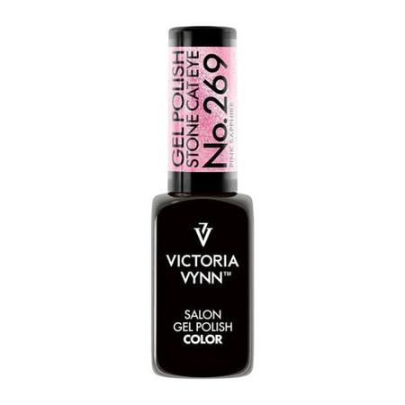 Victoria Vynn Gel Polish Color 269m STONE CAT EYE PINK SAPHIRE 5D Lakier hybrydowy 8ml 