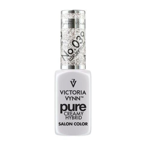 VICTORIA VYNN 039 Pure Creamy Hybrid Luxury Silver kremowy Lakier hybrydowy 8ml 